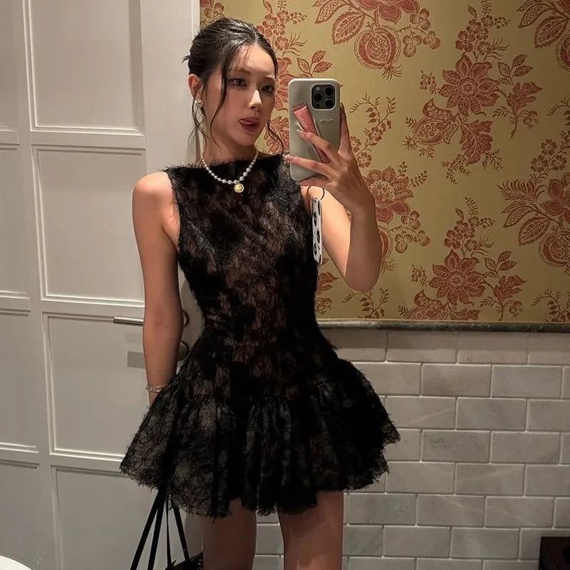 Tulle Back Bow Dress