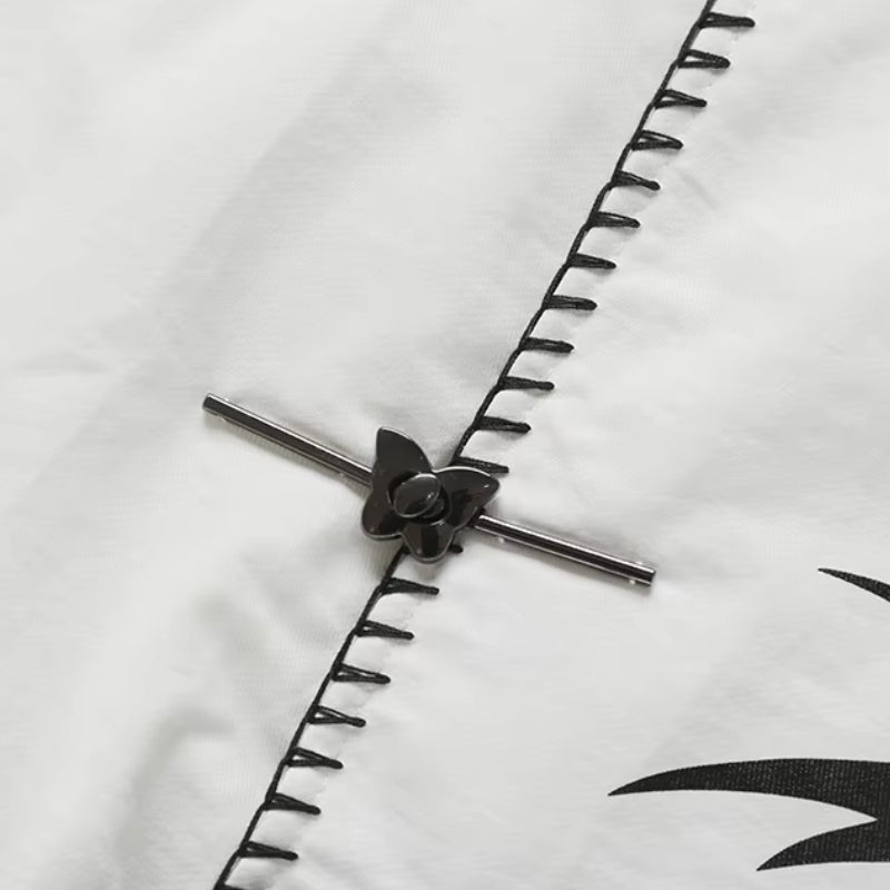 Y2K Artsy White Shirt