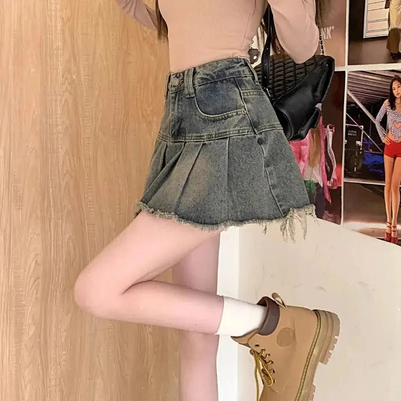 Y2K Denim Mini Skirt