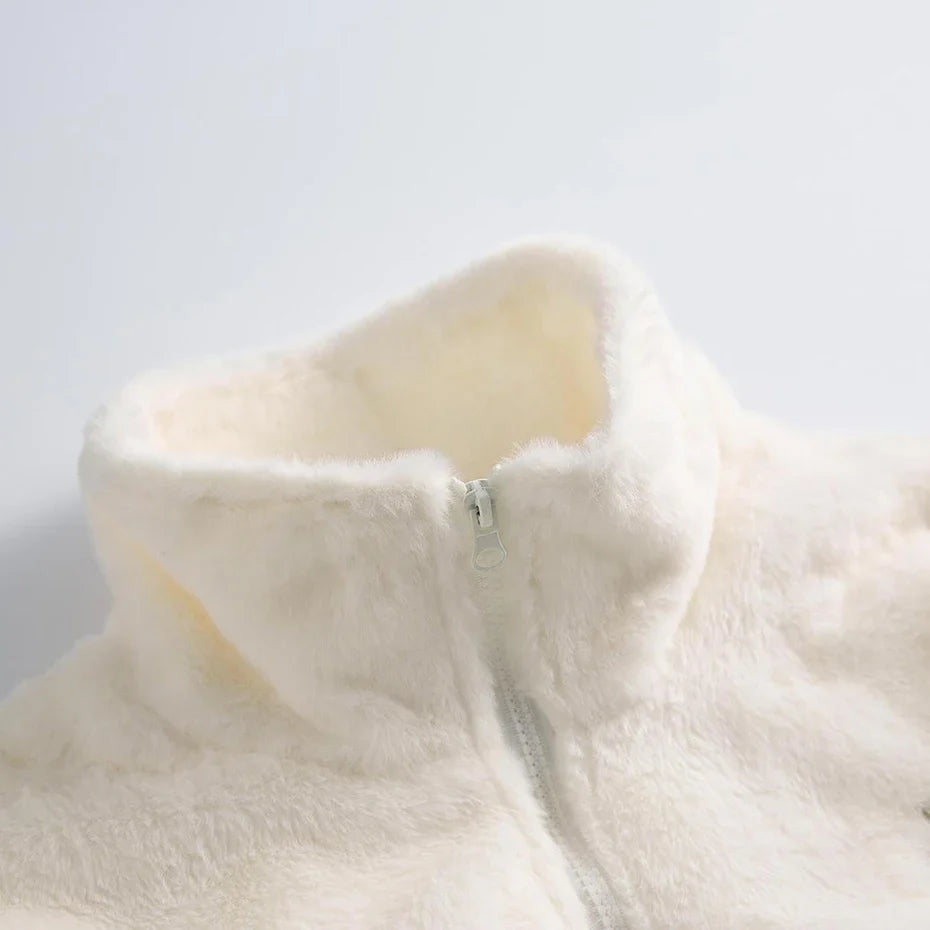 Y2K Fleece Zip-Up Jacket