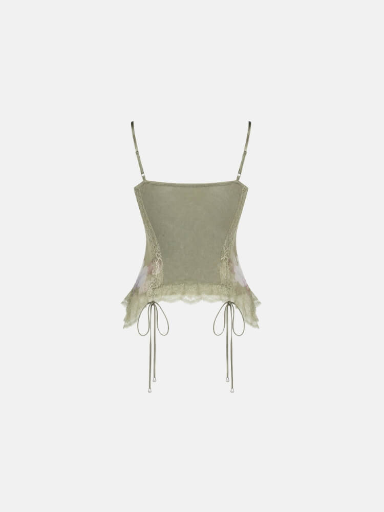Y2K Floral Cami Top