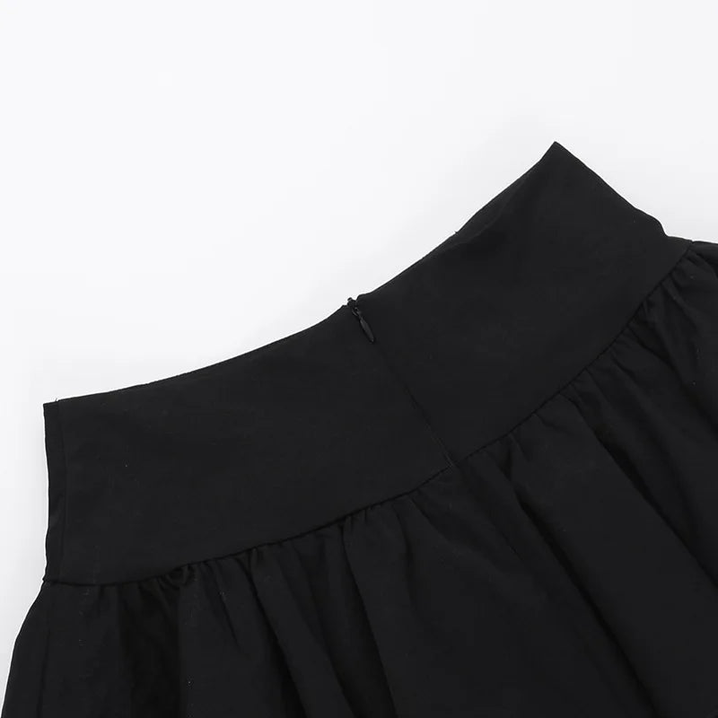 Y2K Goth Corset Mini Skirt