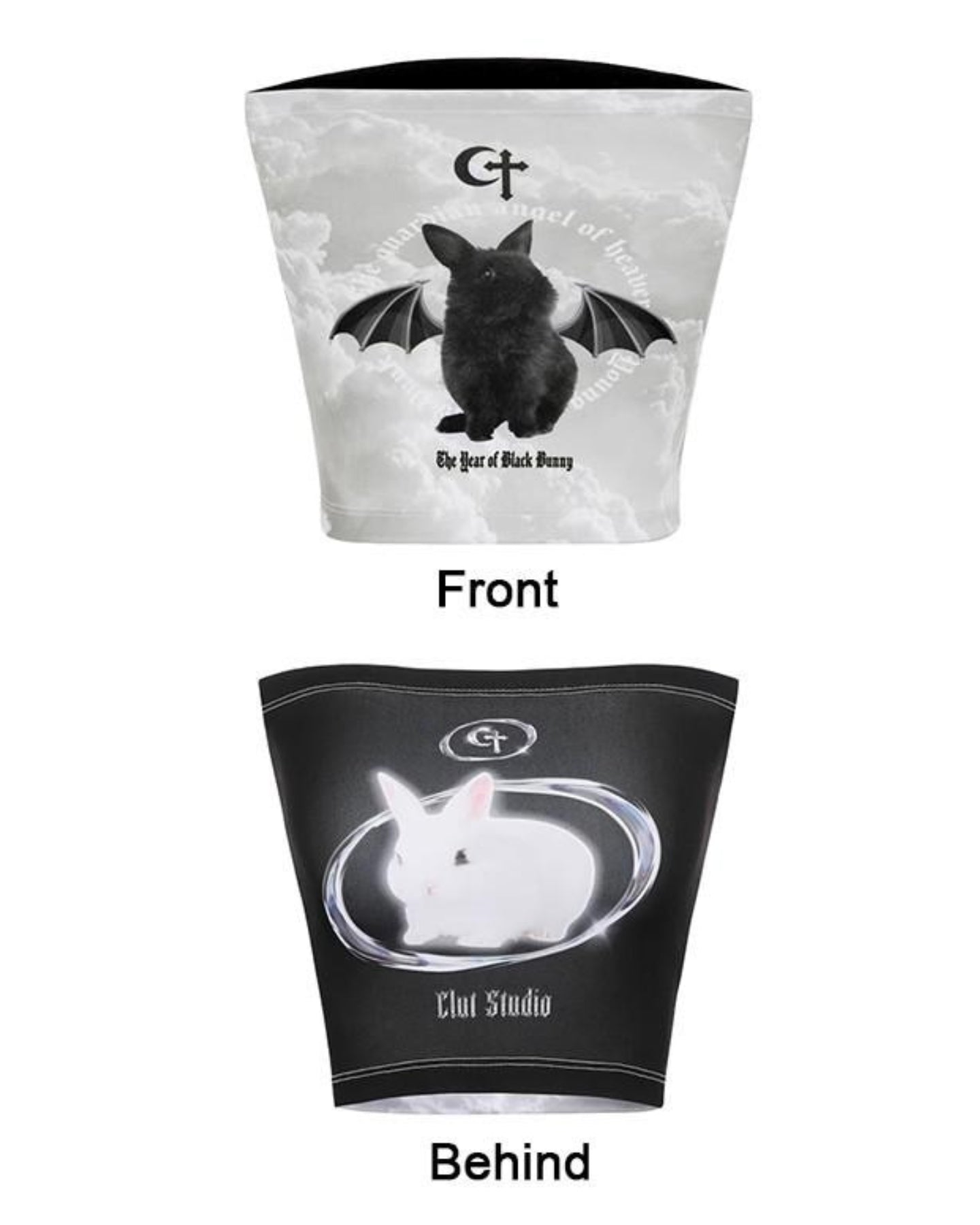 Y2K Rabbit Tube Top