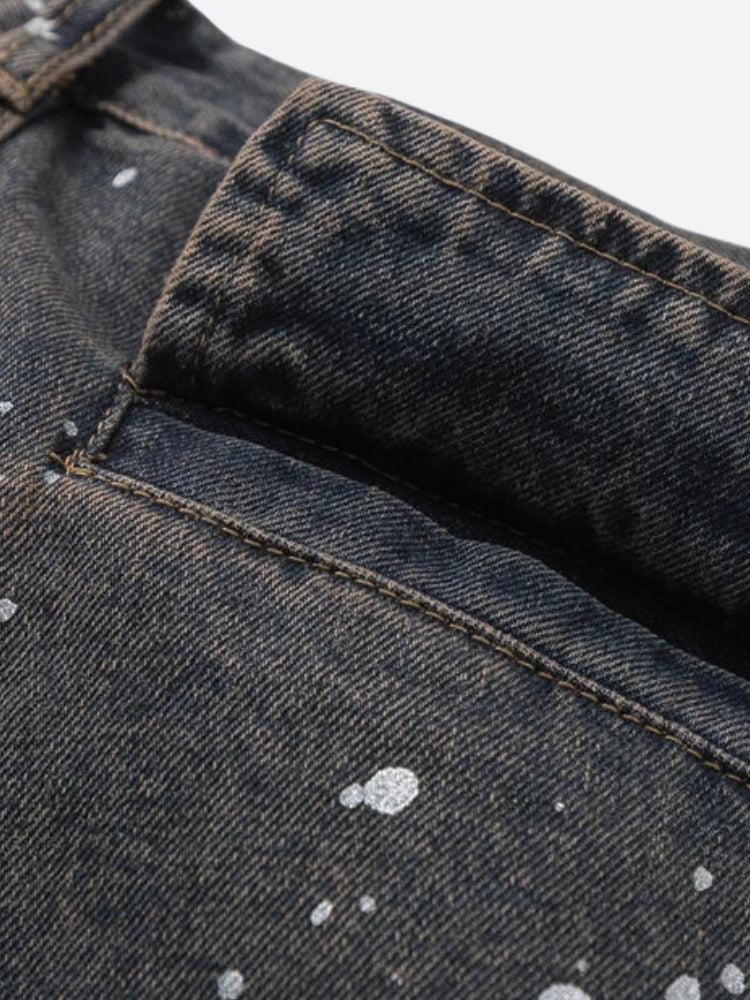 Y2K Stained Cargo Jeans