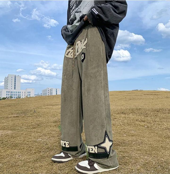 Y2K Star Wide Leg Sweatpants