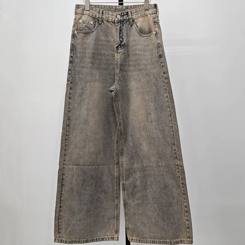 Y2K Washed Denim Baggy Jeans