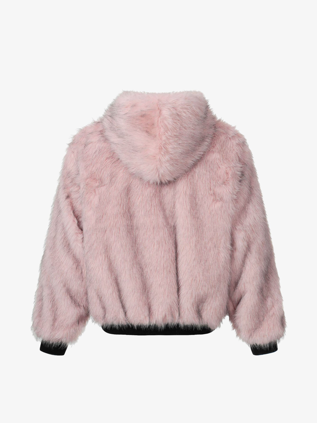 Street Fur Reversible Hooded Jacket - 2493; Black / S, Black / M, Black / L, Black / XL