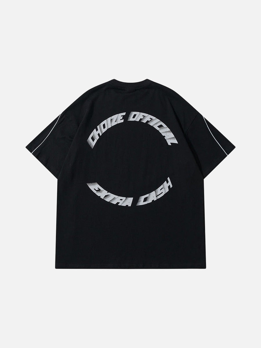 DAXUEN CHOIZE graphic oversized t-shirt