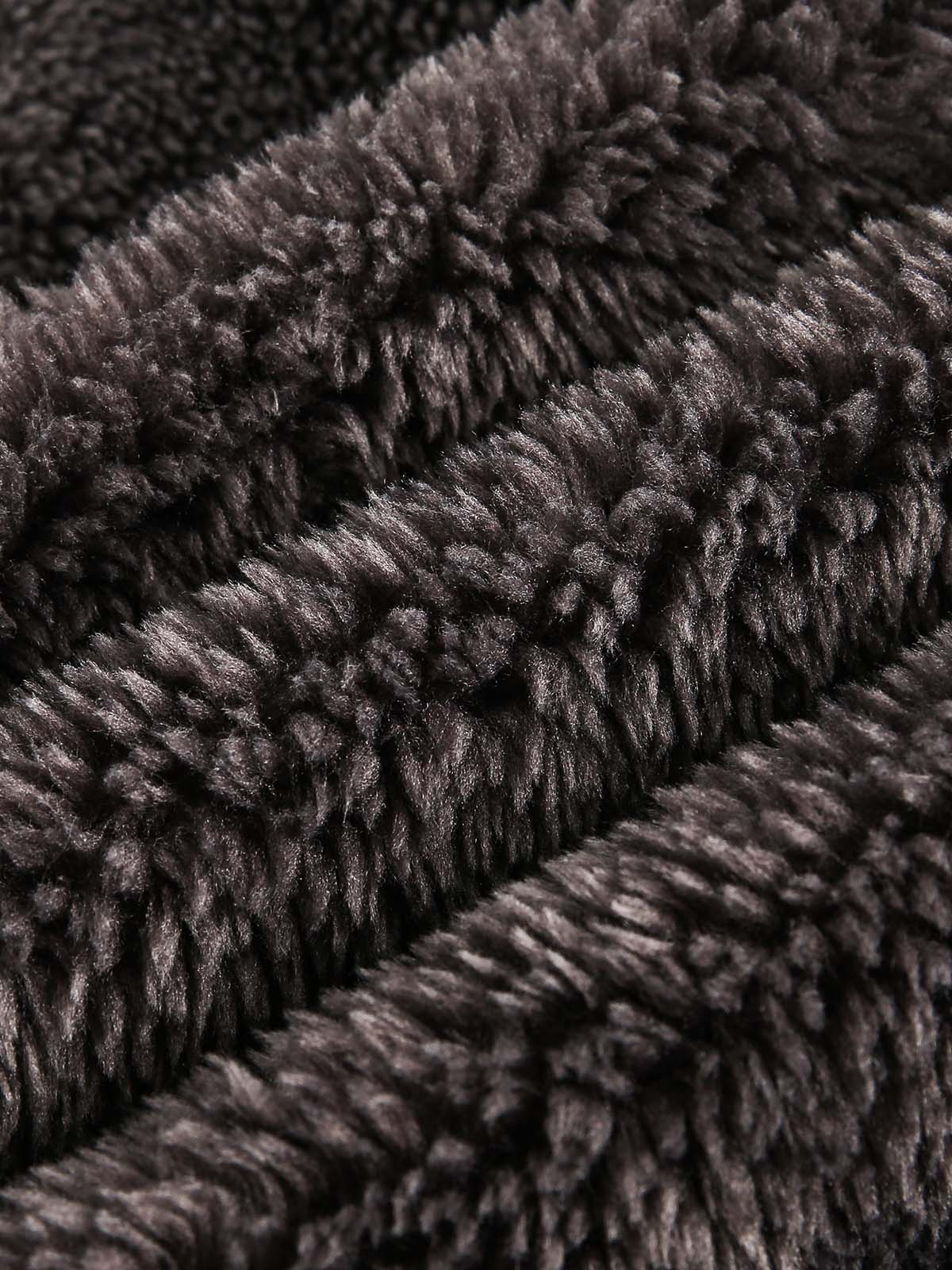 Thesupermade Fur Hooded Quilted Sherpa Jacket - 2304; Coffee / S, Coffee / M, Coffee / L, Coffee / XL, Coffee / 2XL