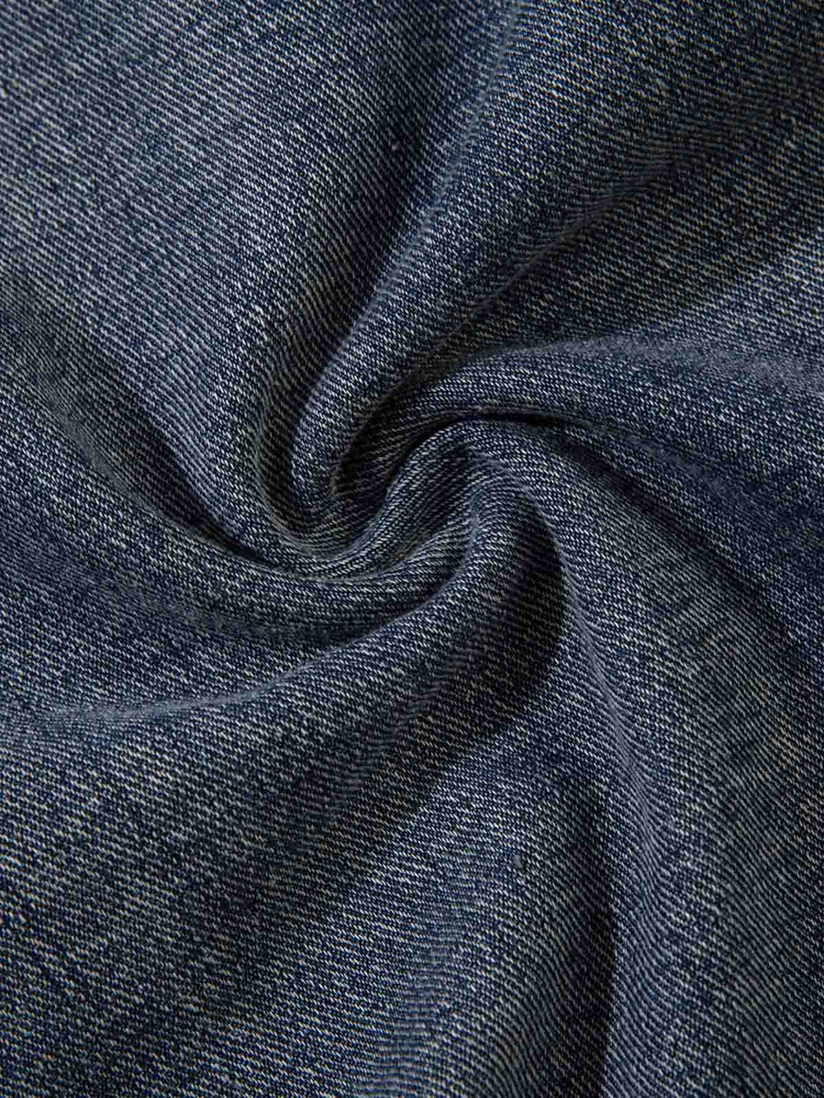 Thesupermade High Street Embroidery Hip-Hop Jeans - 2122; Blue / M, Blue / L, Blue / XL, Blue / 2XL