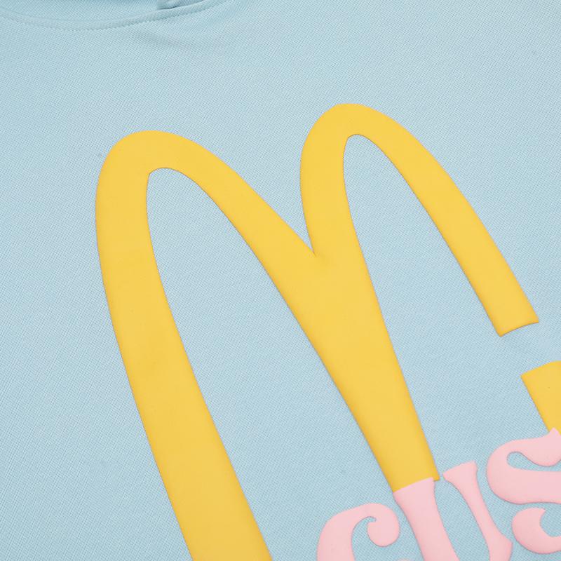"M" Letter Print Hoodie