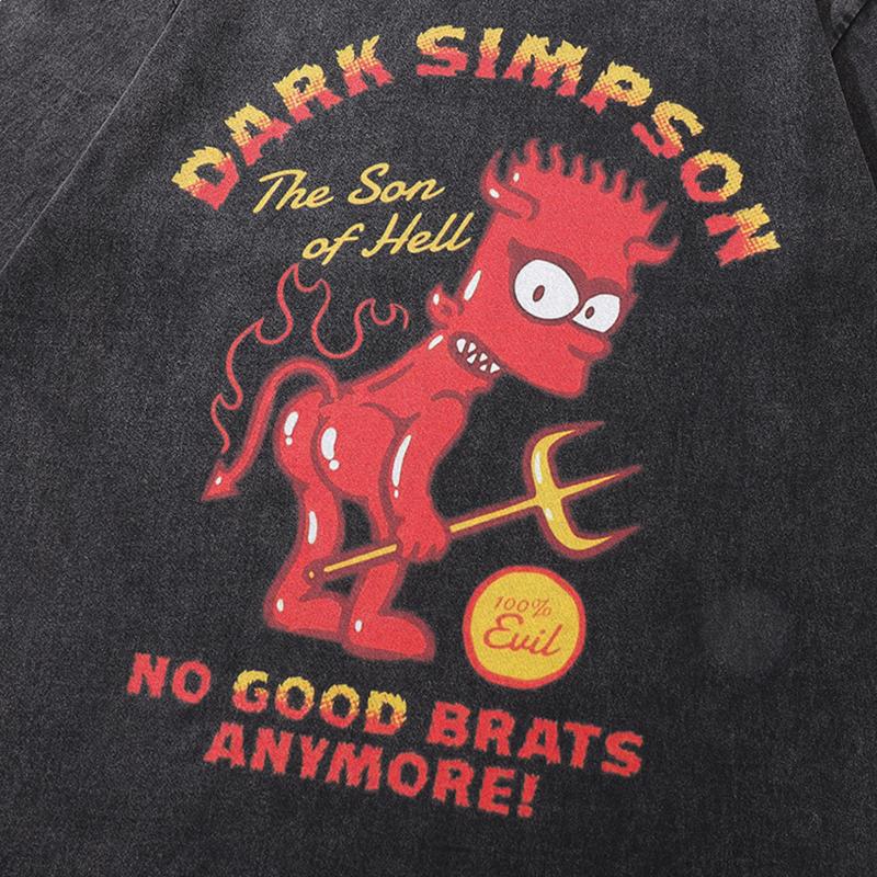 Dark Simpson Loose T-Shirt