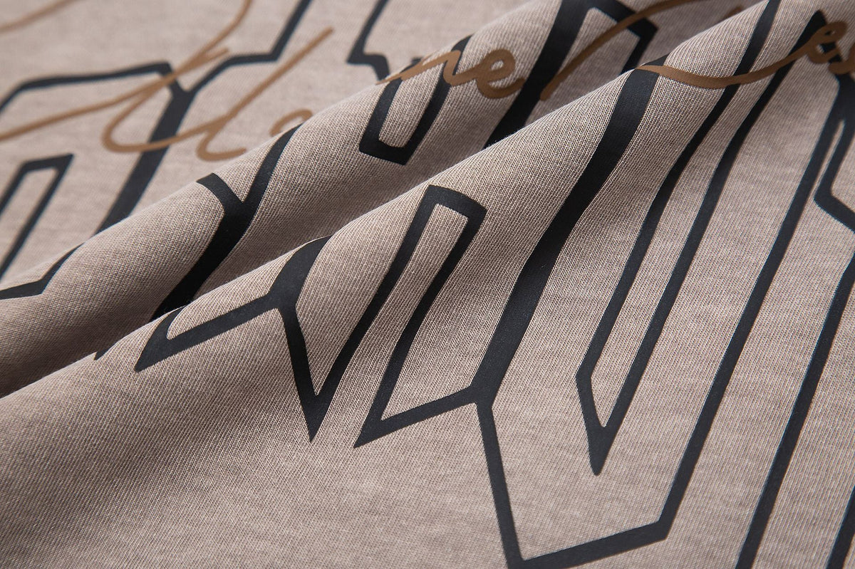 Vintage Loose Washed Printed T-Shirt