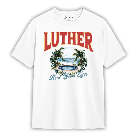 Palms White Tee