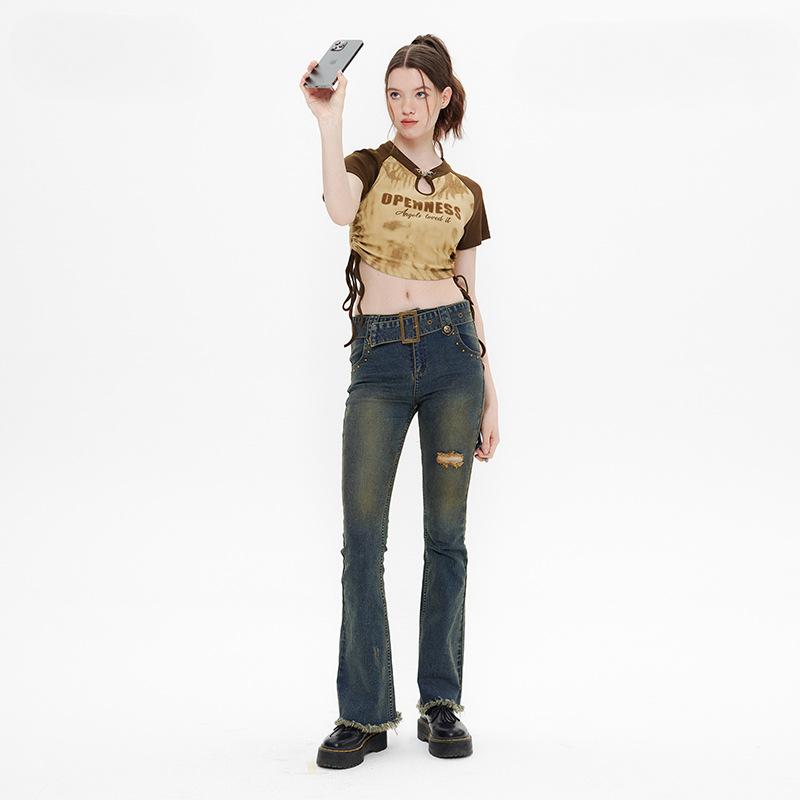 Angel Straps Women's Cropped Top