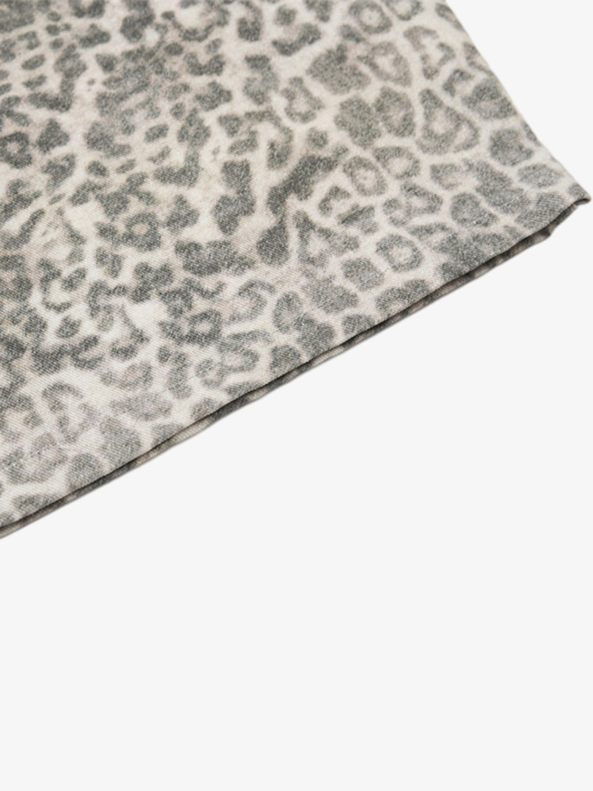 Street Leopard Camouflage Pleated Barrel Jeans; Leopard / S, Leopard / M, Leopard / L, Leopard / XL, Leopard / XXL