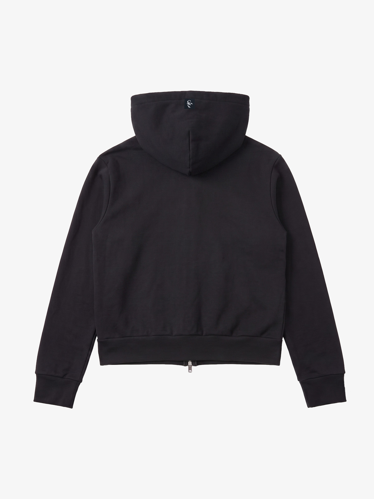 Street Style Union Jack Appliqué Hoodie; Black / S, Black / M, Black / L, Black / XL, Black / 2XL