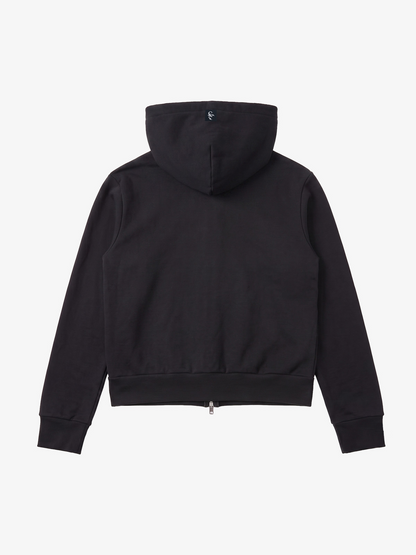 Street Style Union Jack Appliqué Hoodie; Black / S, Black / M, Black / L, Black / XL, Black / 2XL