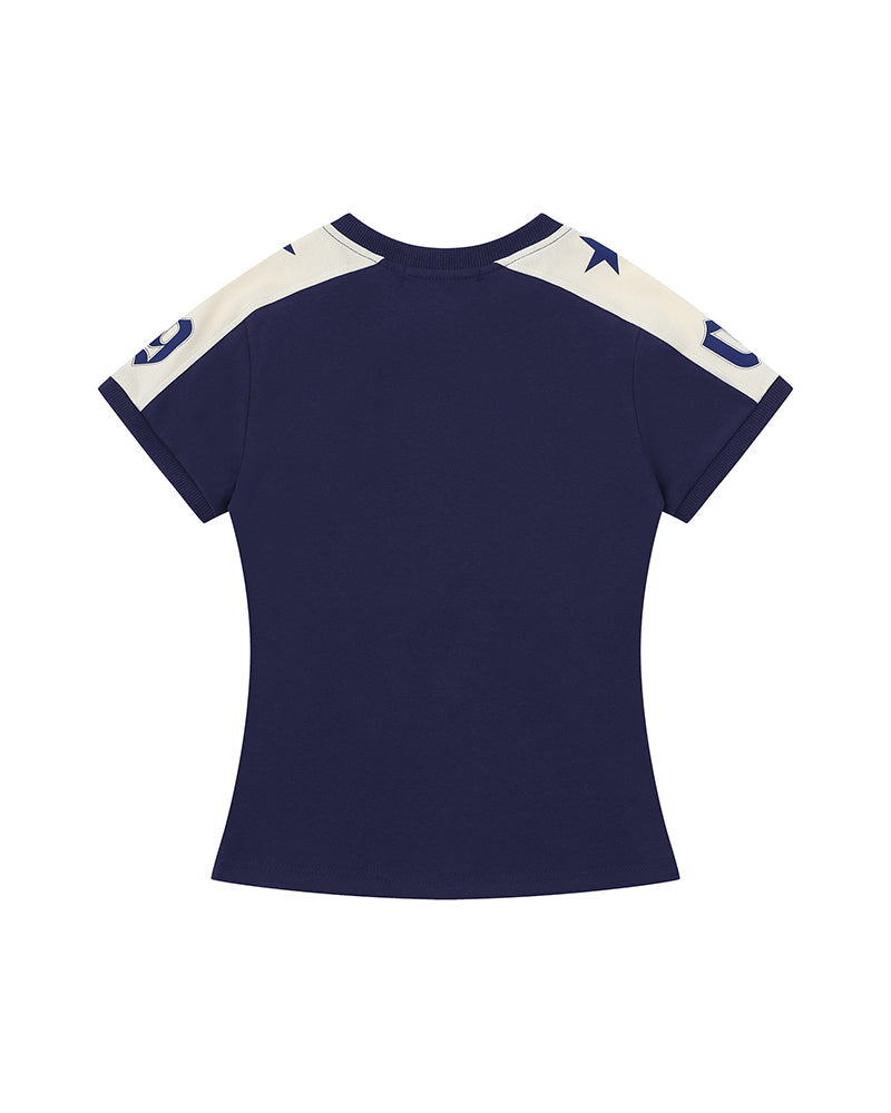 V-Neck Varsity Graphic Tee