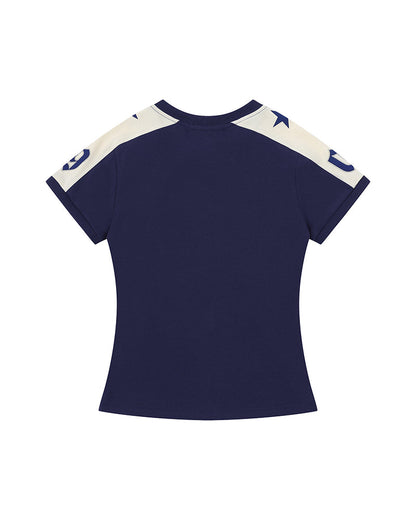 V-Neck Varsity Graphic Tee