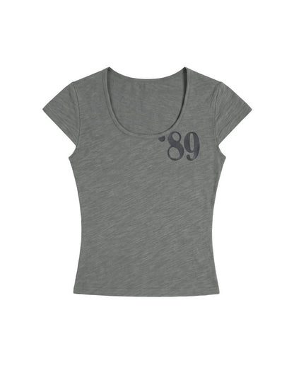 Y2K Fitted Baby Tee