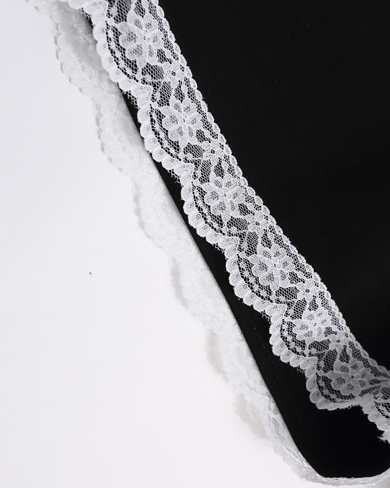 Lace Trim Lounge Shorts