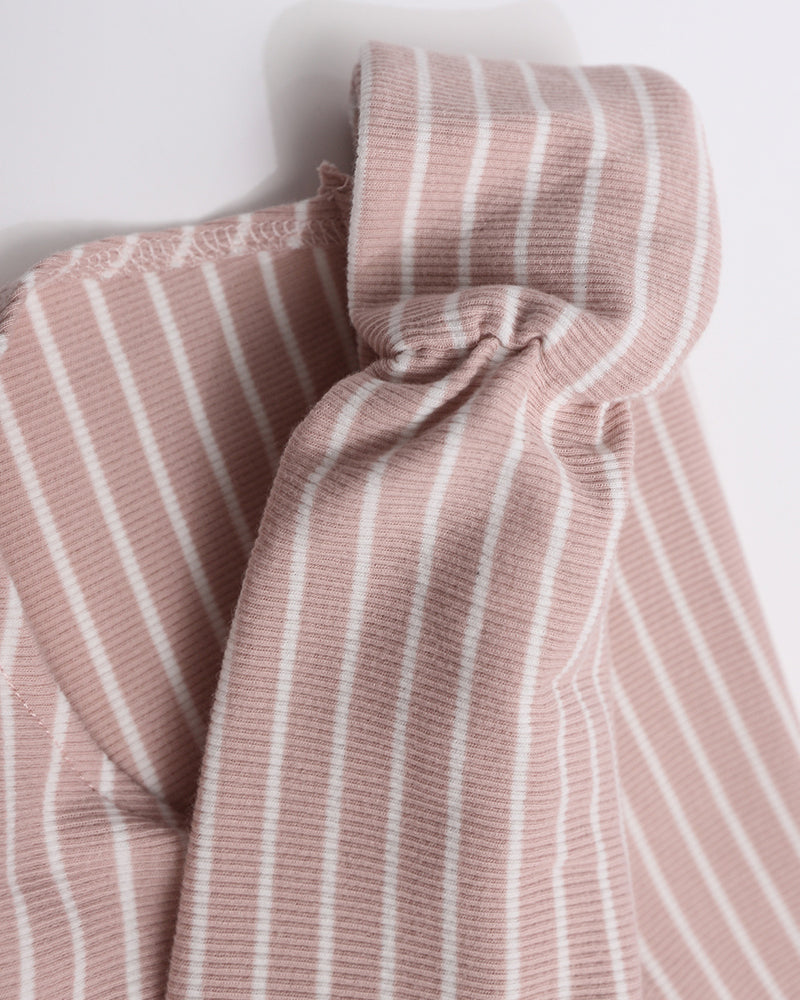 Sweet Off-Shoulder Striped Top