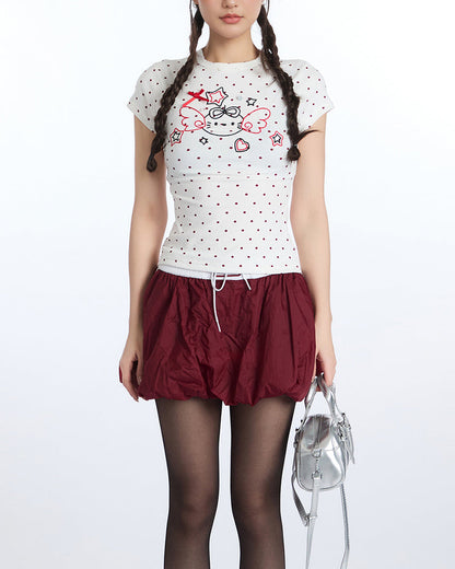 Sweet Polka Dot Graphic Tee