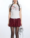 Sweet Polka Dot Graphic Tee