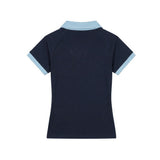 Sporty V-Neck Polo Top