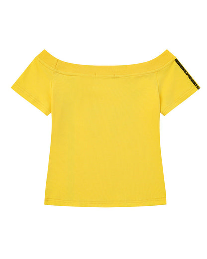 Vintage Off-Shoulder Sport Tee
