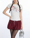 Sweet Polka Dot Graphic Tee