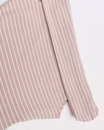 Sweet Off-Shoulder Striped Top