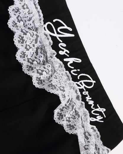Lace Trim Lounge Shorts