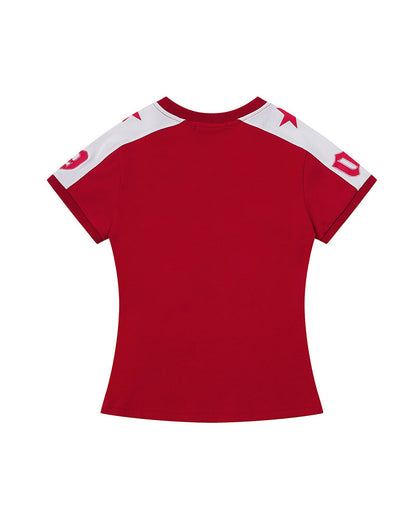 V-Neck Varsity Graphic Tee