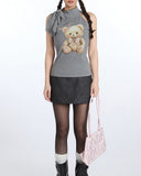 Teddy Bear Halter Top