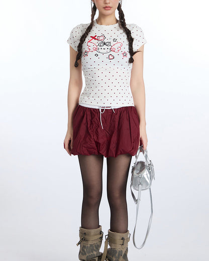 Sweet Polka Dot Graphic Tee