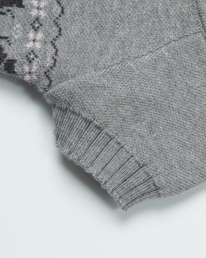Off-Shoulder Knit Bow Top