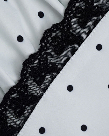 Polka Dot Mini Skirt