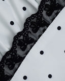 Polka Dot Mini Skirt
