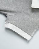 Sporty V-Neck Polo Top
