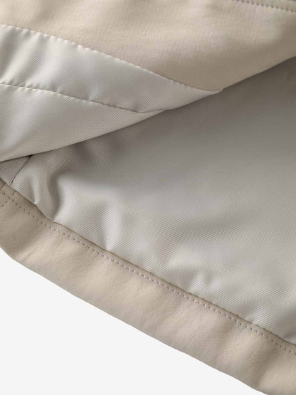 Napoleon Faux Leather Jacket; Apricot / S, Apricot / M, Apricot / L