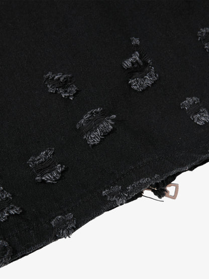 Metal Multi-Zip Heavy-Duty Jeans