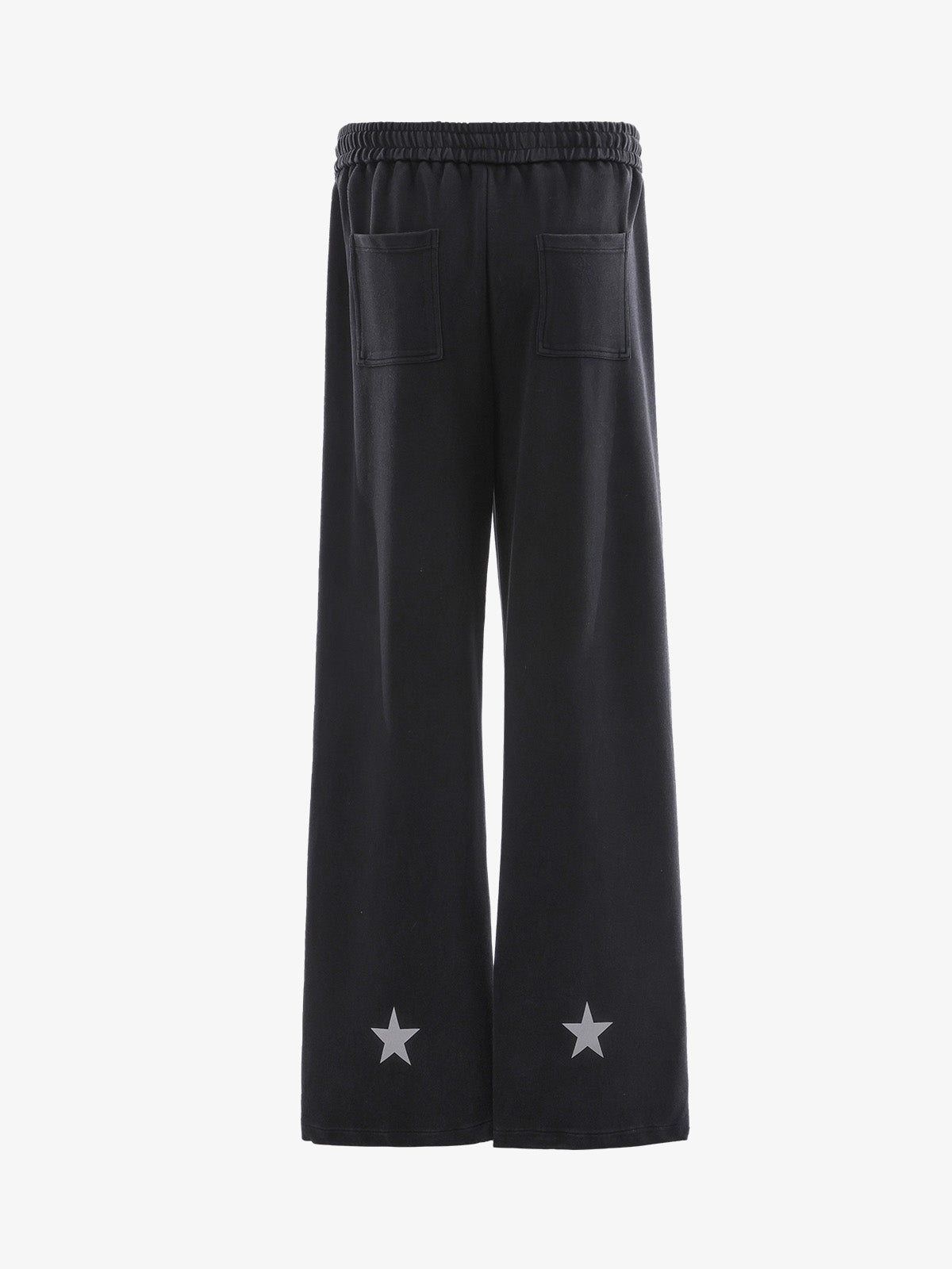 Wing Star Graphic Draped Jazz Pants; Black / S, Black / M, Black / L, Black / XL, Black / 2XL
