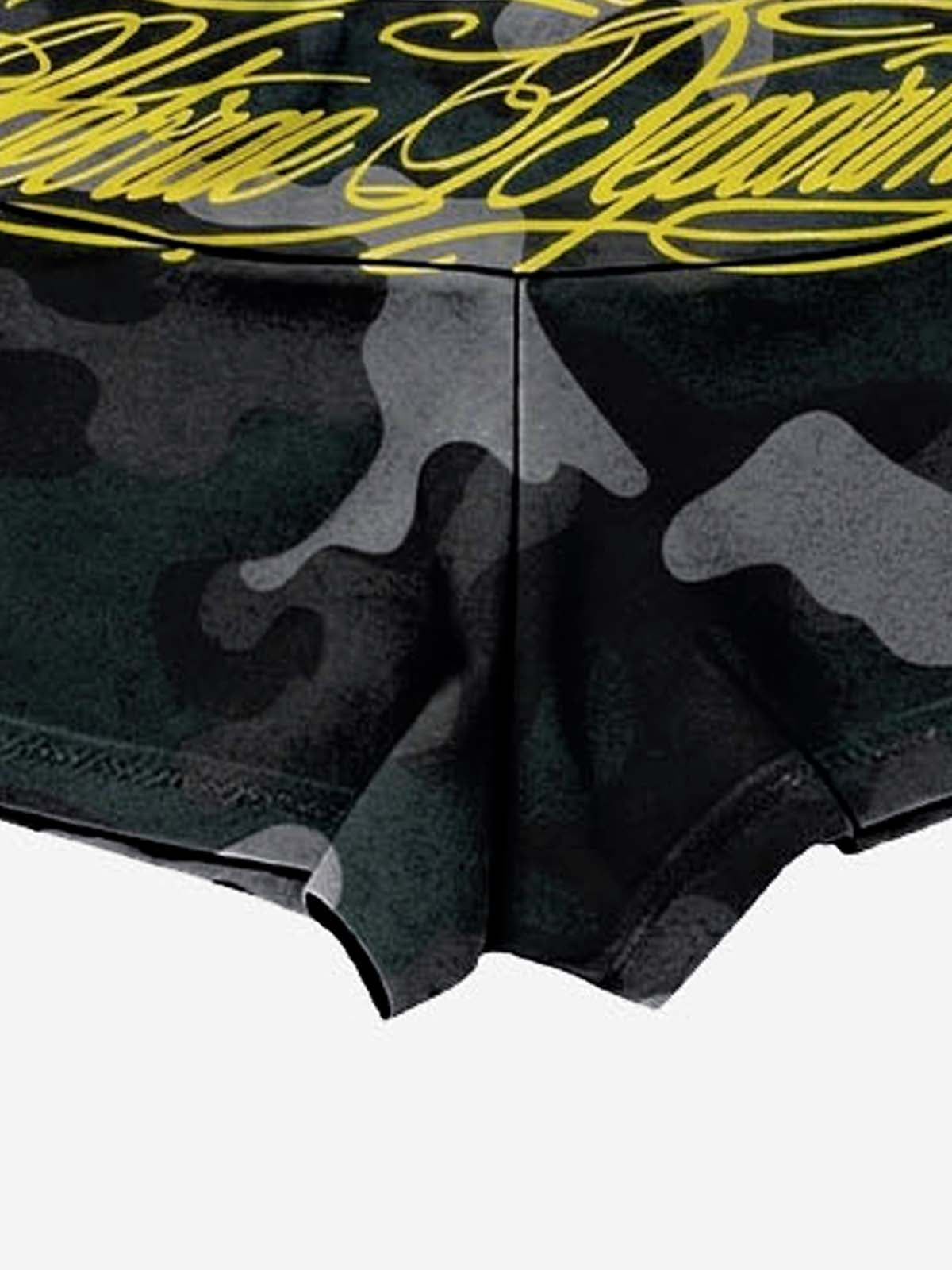 Y2K Camo Graffiti Tank Set; Yellow Camo / S, Yellow Camo / M, Yellow Camo / L