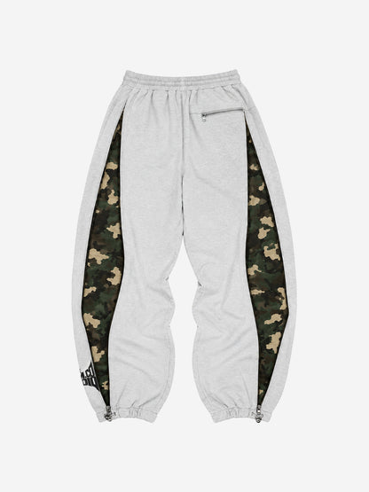 Camo Panel Graphic Track Pants