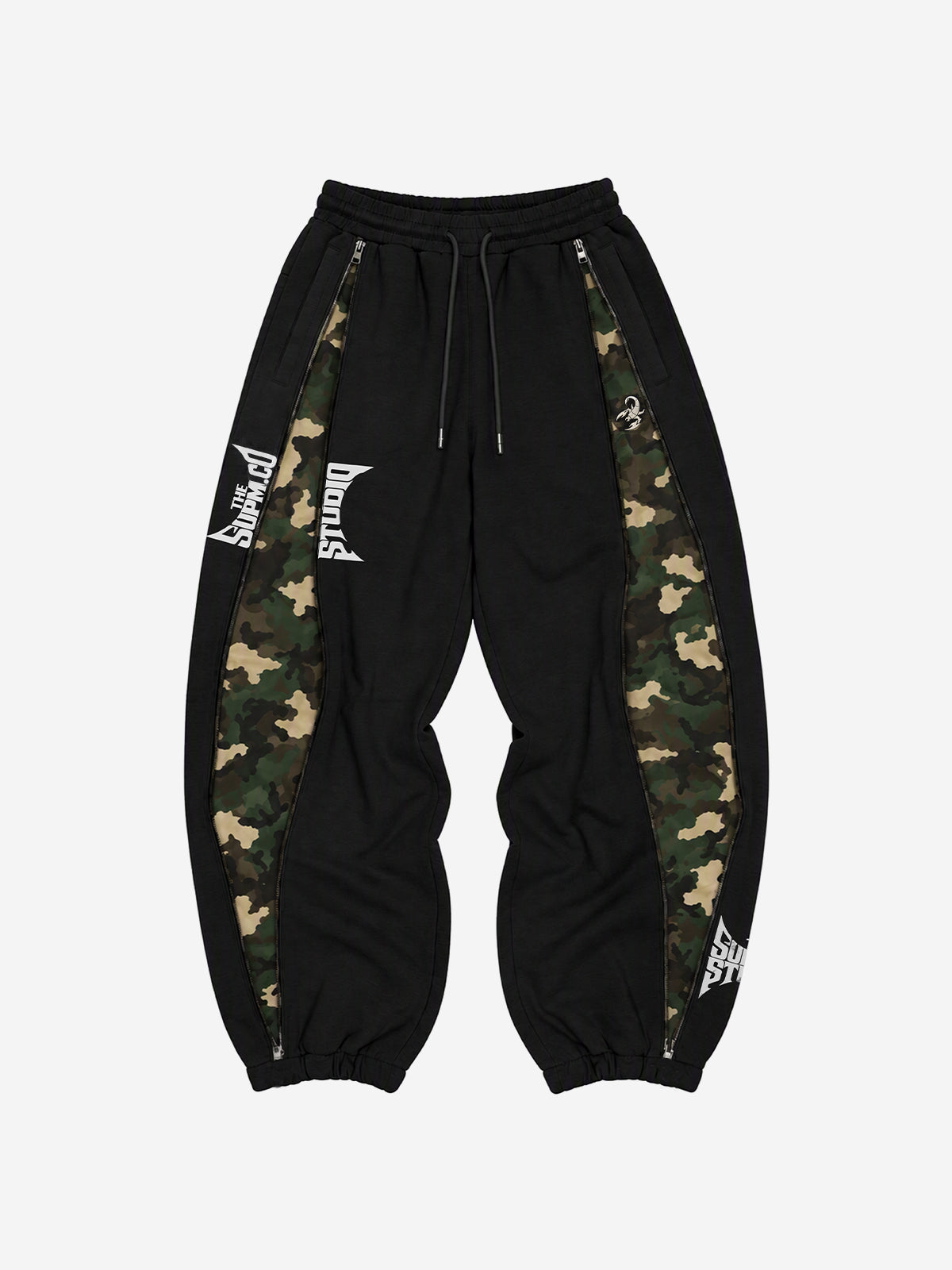Camo Panel Graphic Track Pants