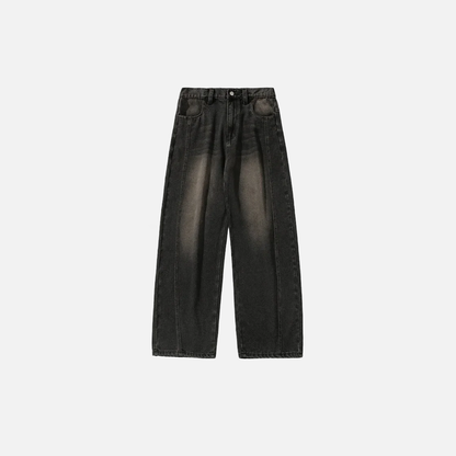 Men's Vintage Washed Baggy Jeans