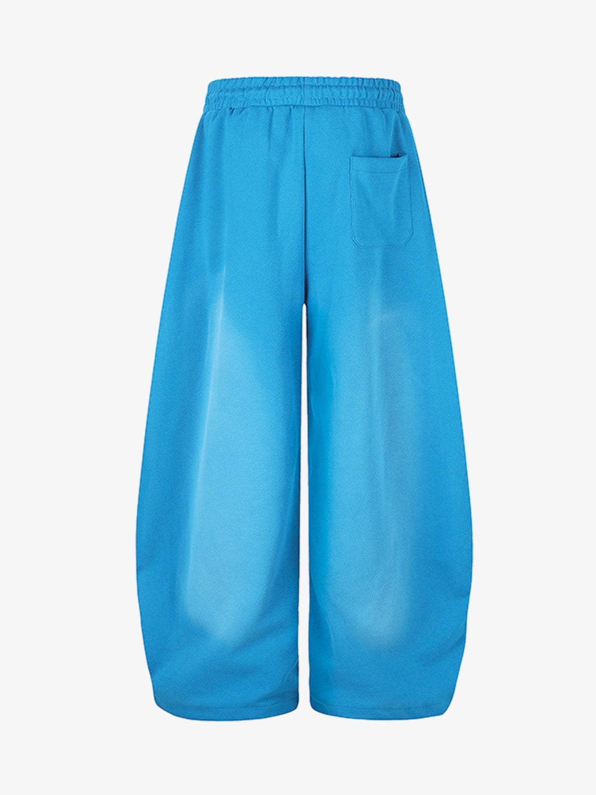 Letter Graphic Wide-Leg Sweatpants; Blue / S, Blue / M, Blue / L, Blue / XL