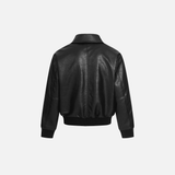 Elevated Streetwear Hip Hop Long Sleeve Leather Jacket